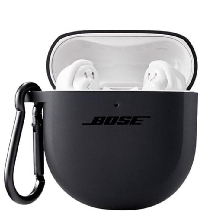 Bose draadloze oordopjes in zwarte oplaadcase
