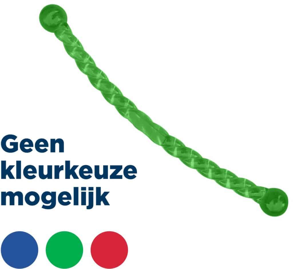 Groen speeltje, geen kleurkeuze mogelijk, drie kleurcirkelopties
