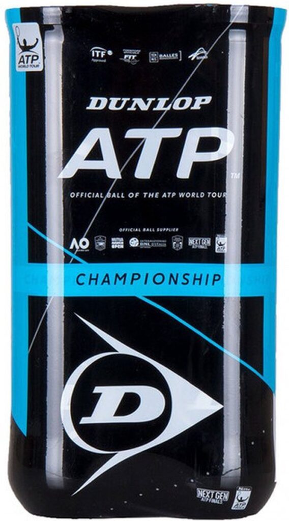 Dunlop ATP tennisbalverpakking voor kampioenschappen