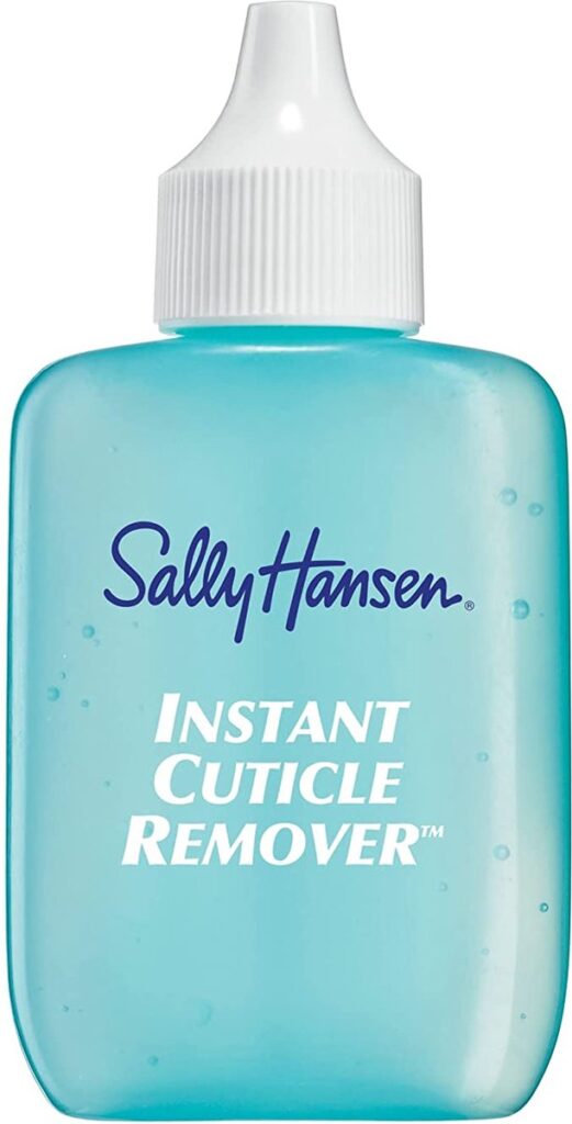 Blauwe fles Sally Hansen nagelriemverwijderaar