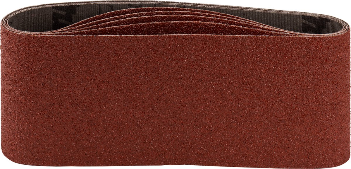 Bruin schuurband voor elektrische schuurmachine