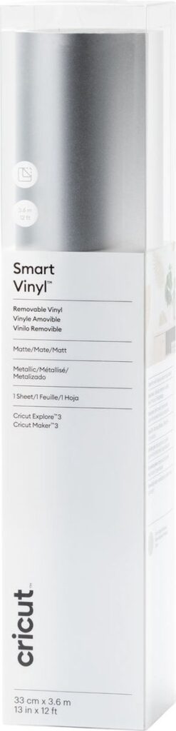 Cricut Smart Vinyl, verwijderbaar, mat, metallic.