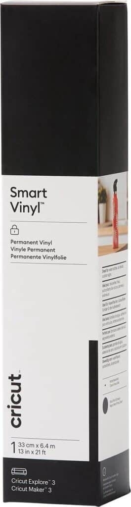 Cricut Smart Vinyl permanente folierol verpakking.