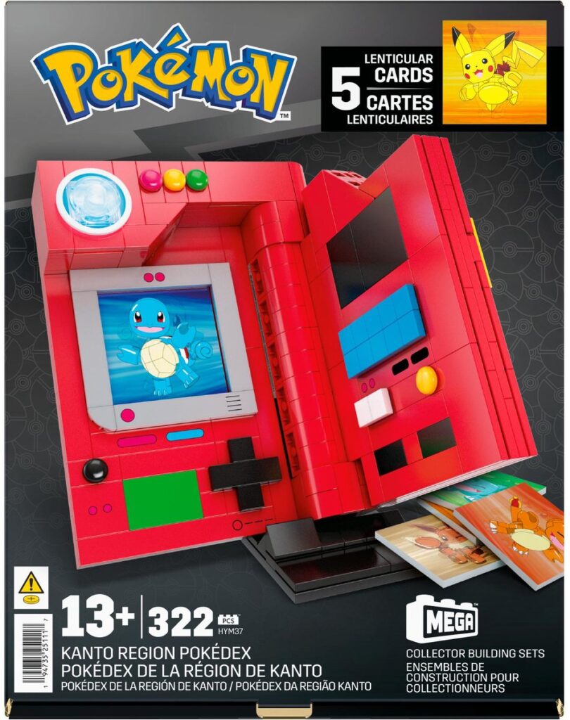 Pokémon Kanto Pokédex bouwset met scherm
