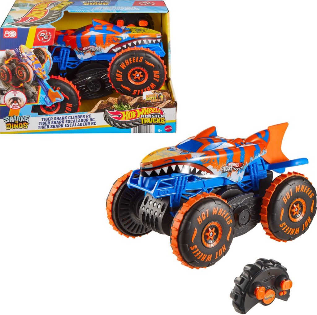 Hot Wheels Tiger Shark RC monstertruck speelgoed