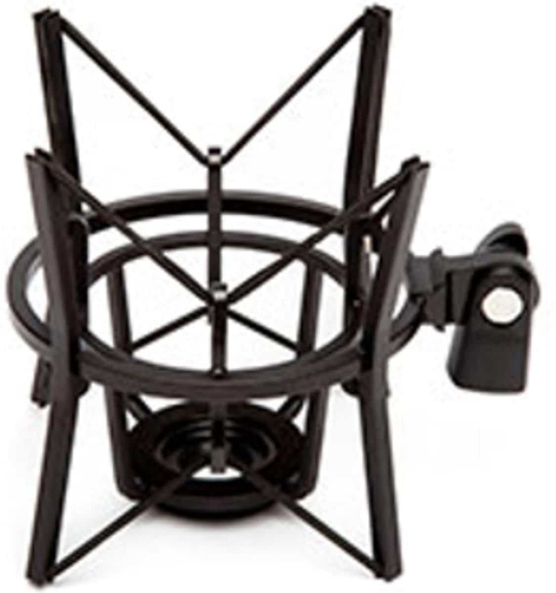 Zwarte microfoon schokdemper voor opname-apparatuur