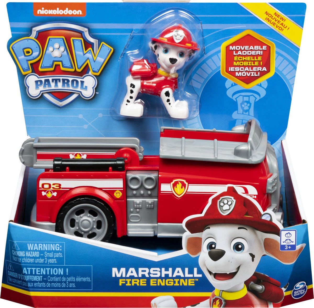 Marshall speelgoedbrandweerauto van PAW Patrol