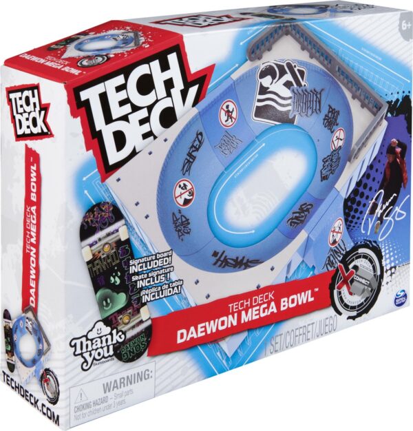 Tech Deck Daewon Mega Bowl speelgoedset verpakking.