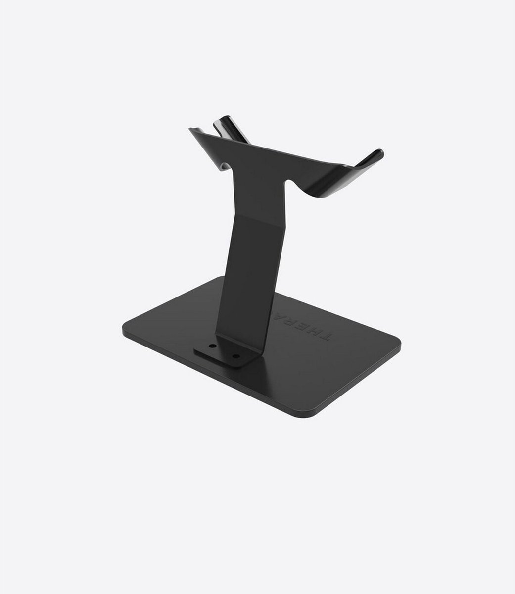 Zwart metalen standaard voor installatie