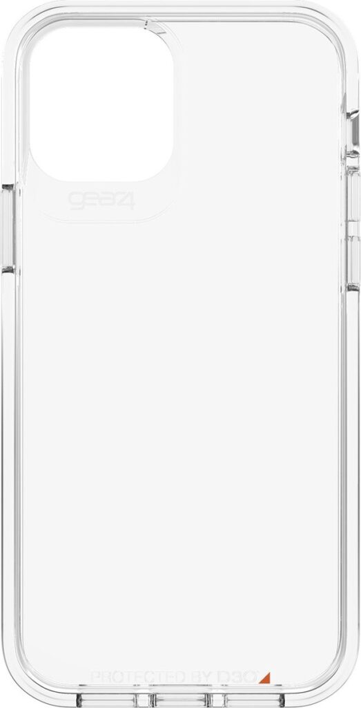 Transparant telefoonhoesje met beschermende eigenschappen.