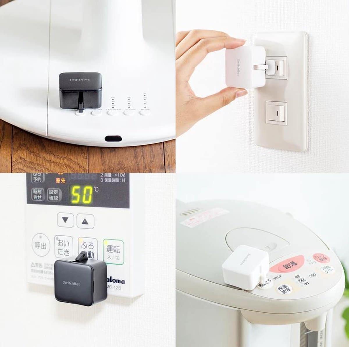 Smart plugbediening voor apparaten en stopcontacten.