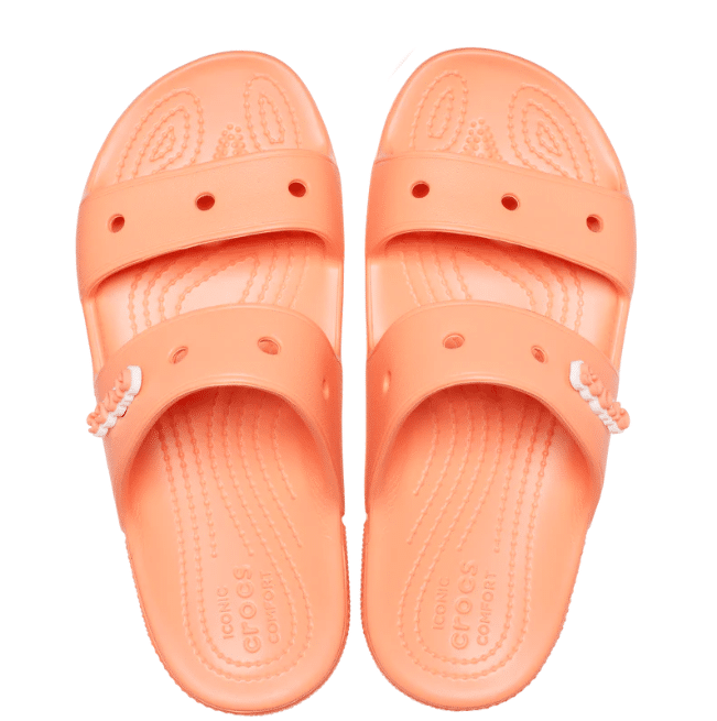 crocs unisex classic sandal papaya uk size 8