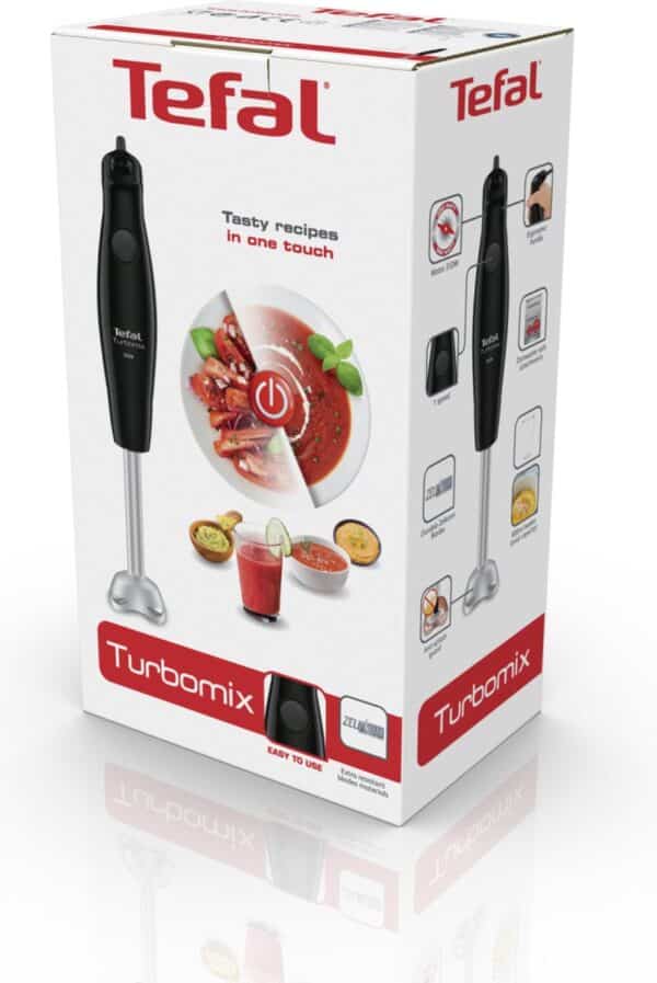 Tefal Turbomix staafmixer verpakking wit rood.