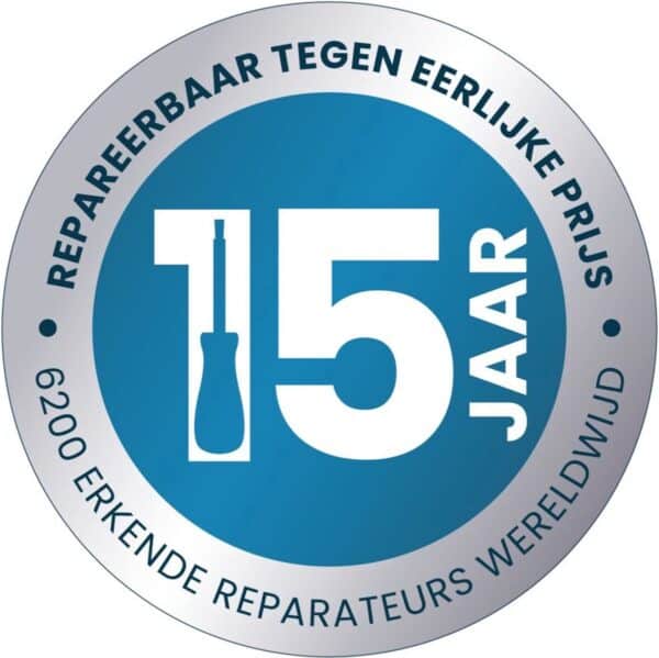 15 jaar reparaties met erkende reparateurs wereldwijd