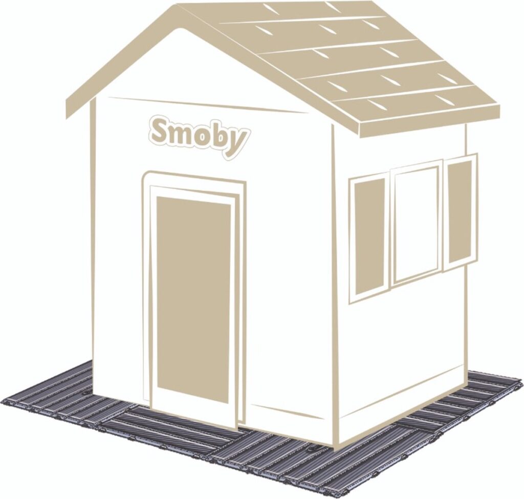 Kinderhuis met speelhuisplatform, Smoby merk