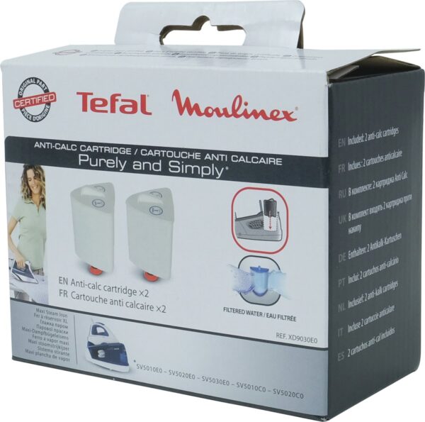 Tefal antikalkpatronen verpakking twee stuks