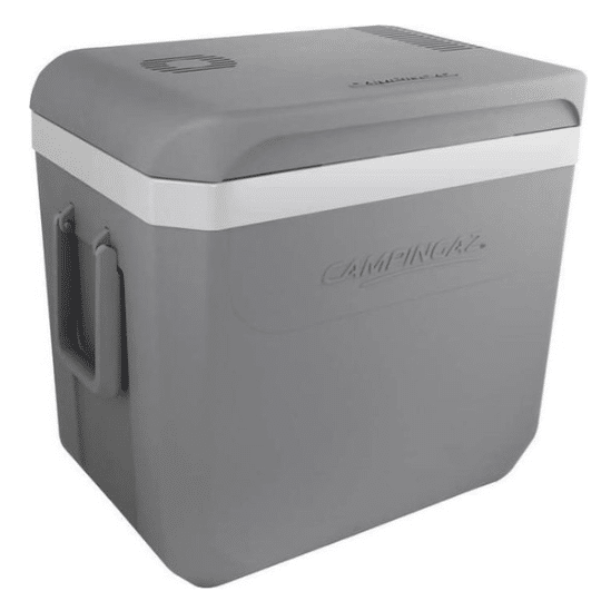 campingaz powerbox plus thermo elektrische koelbox, 12v, 36l, grijs