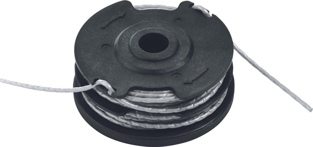 Vervangspoel voor grastrimmer, zwart en wit draad