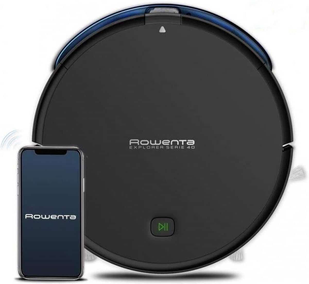 Robotstofzuiger met smartphonebediening.