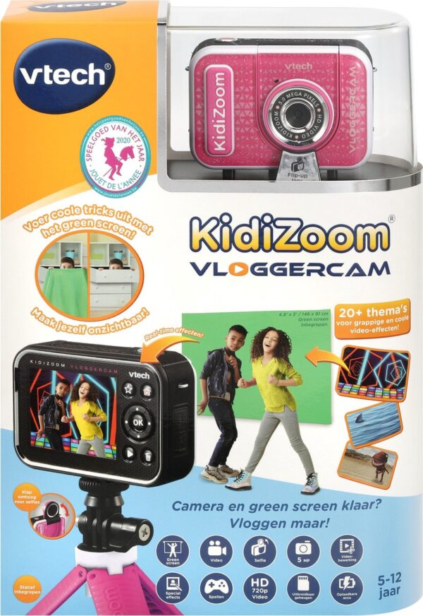 KidiZoom Vloggercam met greenscreen voor kinderen.