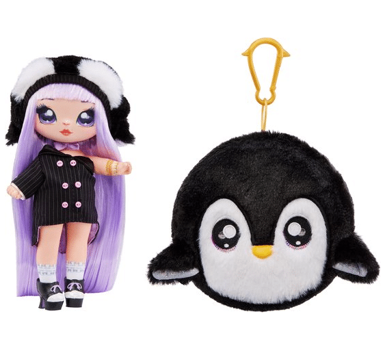 na! na! na! surprise 2 in 1 cozy serie pinguïn modepop
