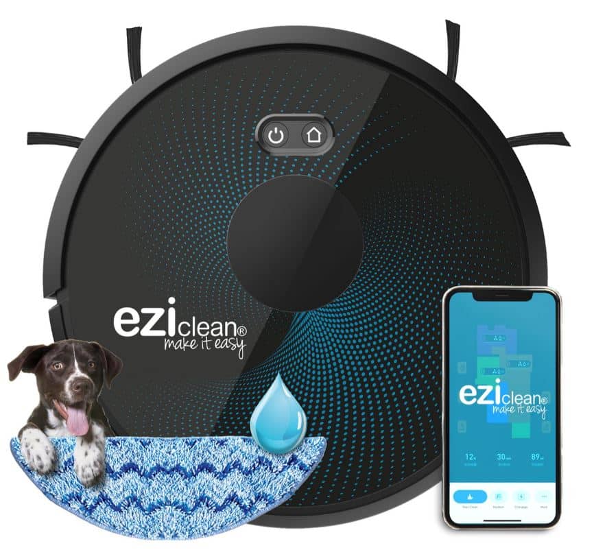 EziClean robotstofzuiger met app en hond