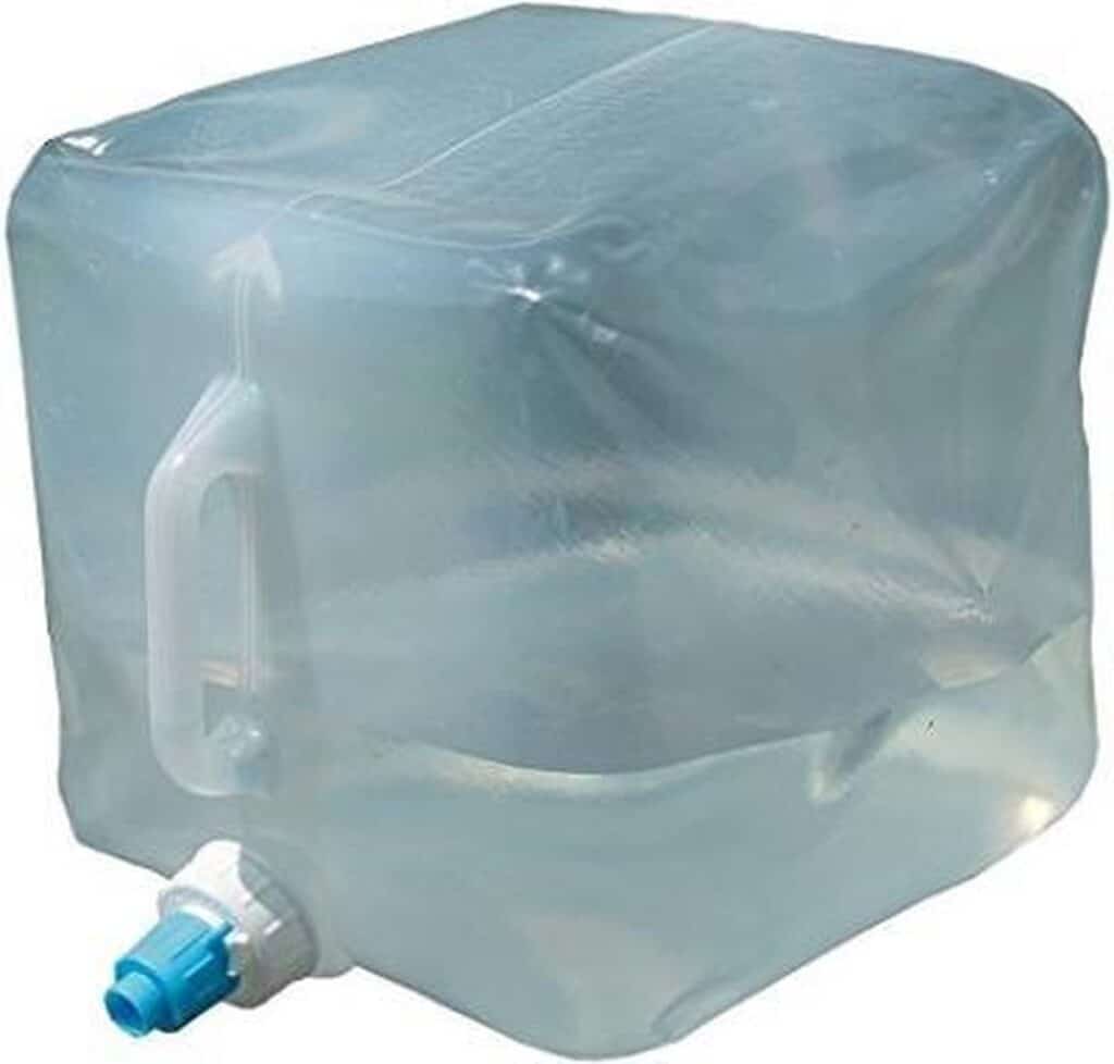 Opvouwbare watercontainer met kraan