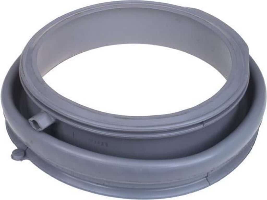 Grijze rubberen wasmachine afdichtingsring