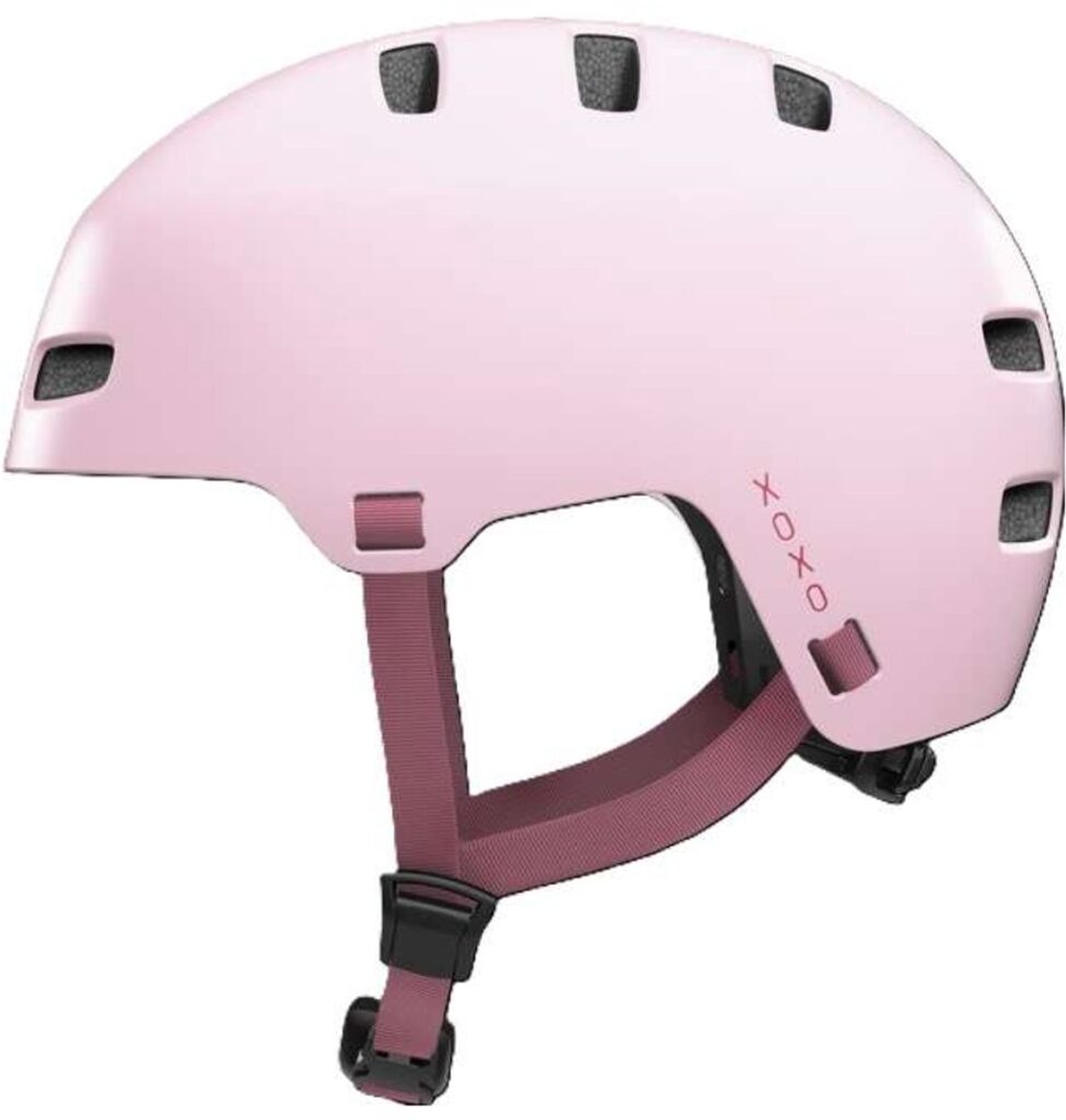 Roze fietshelm met verstelbare bandjes