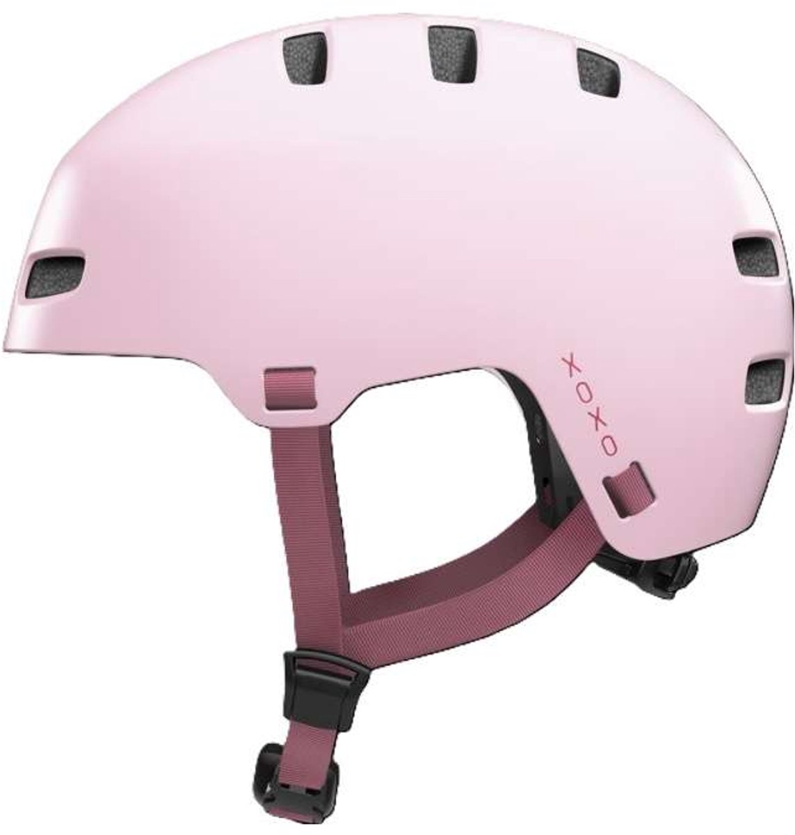 Roze fietshelm met verstelbare bandjes