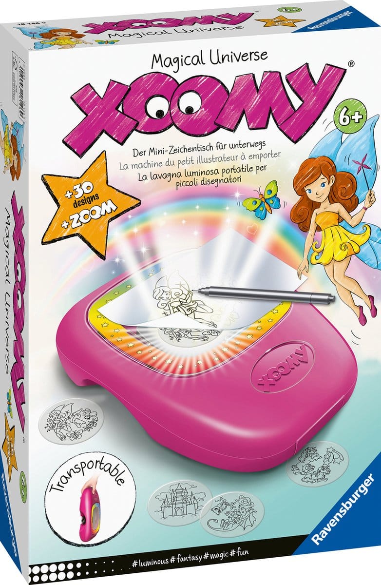 Ravensburger Xoomy tekenmachine voor kinderen vanaf 6 jaar.