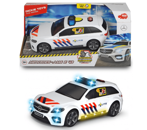 dickie toys mercedes amg e43, nederlandse politiewagen