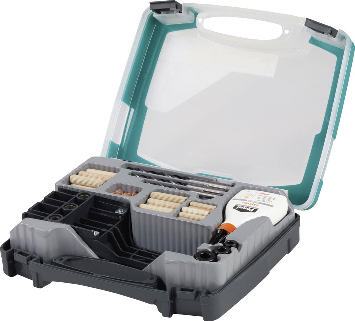 wolfcraft - Universele Deuvelset - 78-delig - Complete starterset voor