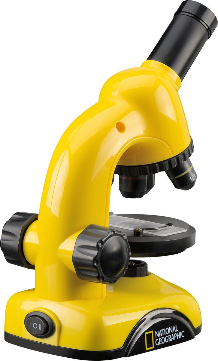 Gele kindermicroscoop van National Geographic