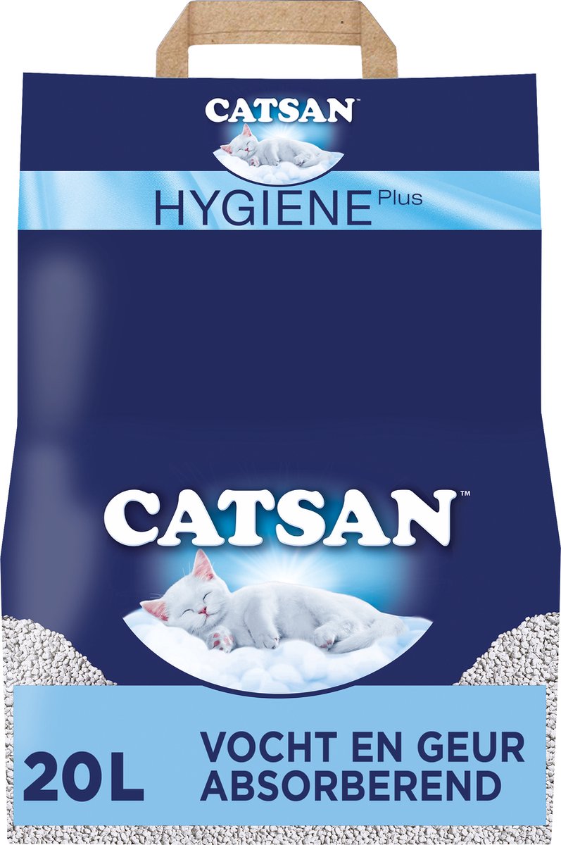 Catsan kattenbakvulling, vocht- en geurabsorberend, 20L
