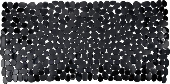 wenko anti slip badmat paradise 71x36cm zwart antislipmat