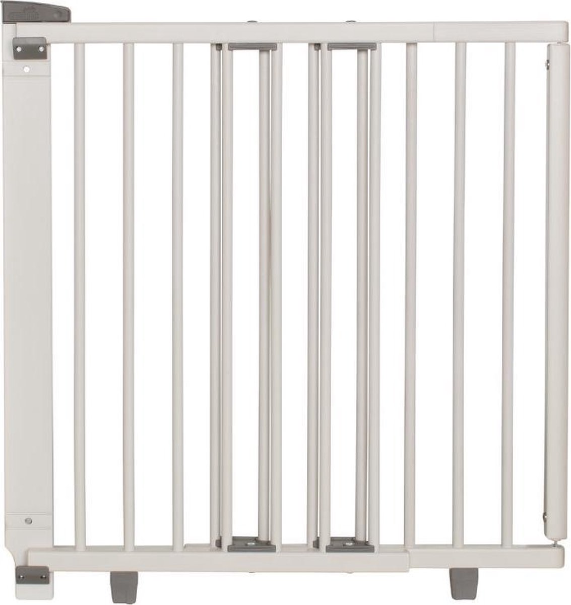 Barrière d'escalier en métal blanc pour enfants