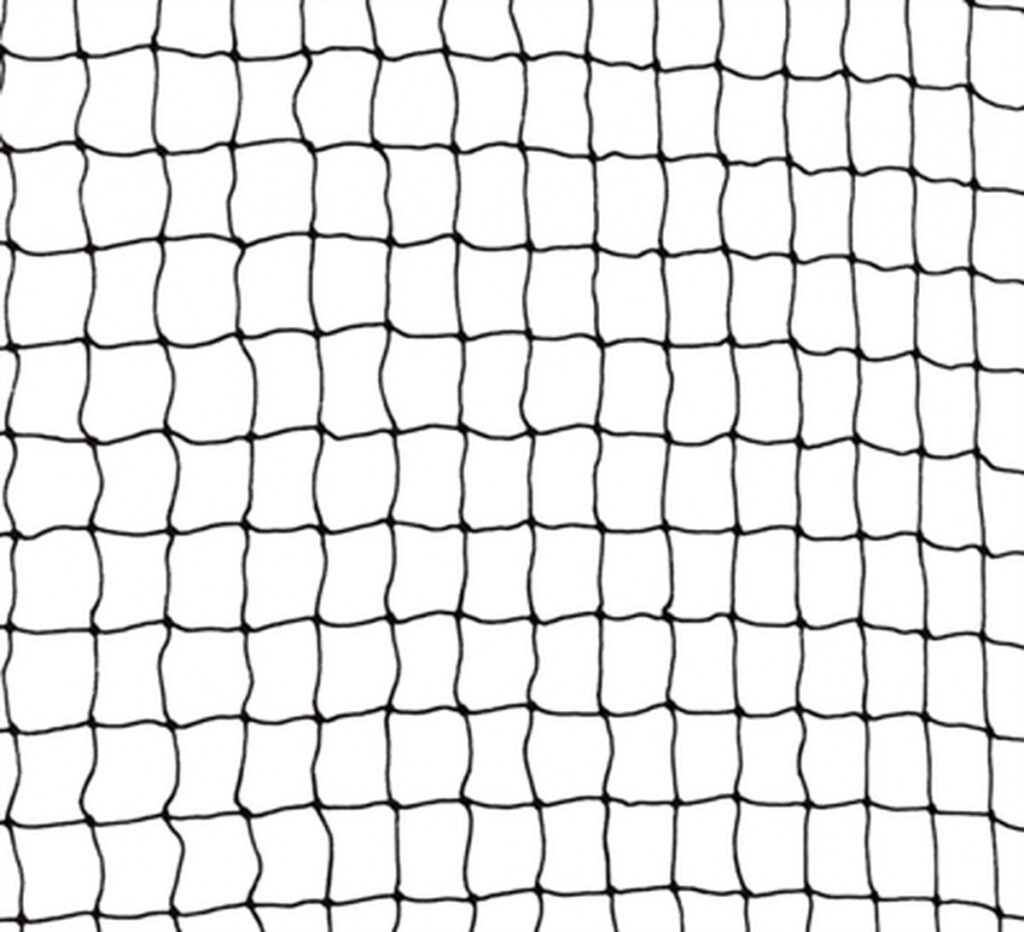 Zwart wit patroon van een net.