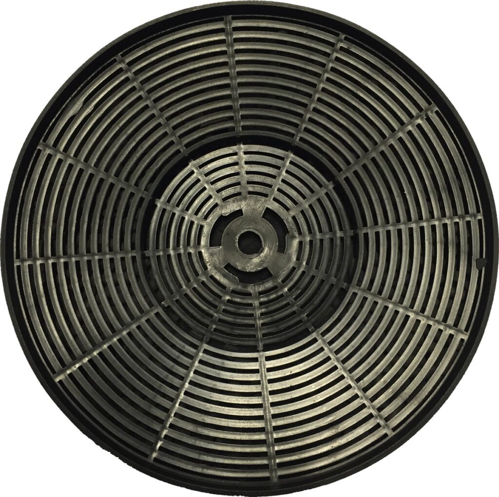 Ronde koolstoffilter voor afzuigkap