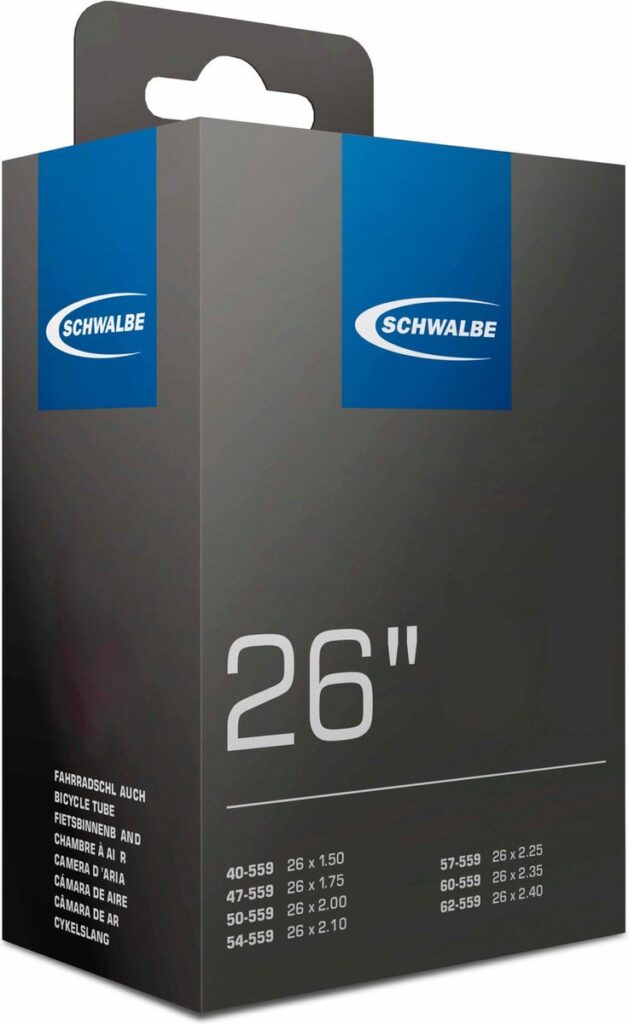 Schwalbe fietsbinnenband 26 inch verpakking