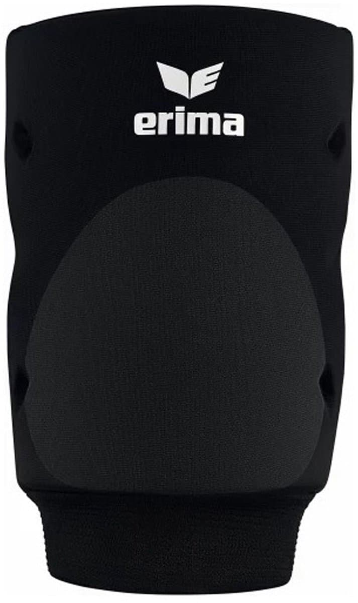 Black volleyball knee pad with logo