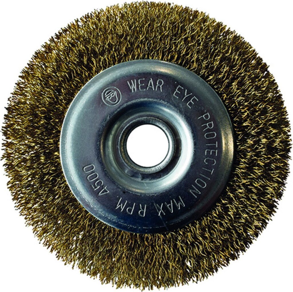 Metaaldraad borstelwiel voor slijpmachine