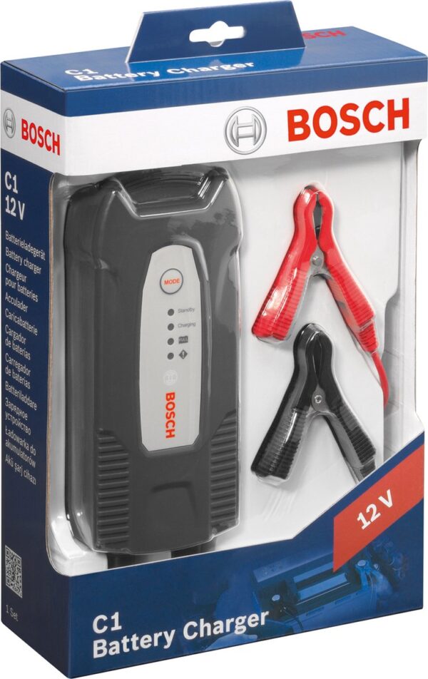 Bosch C1 12V acculader verpakking