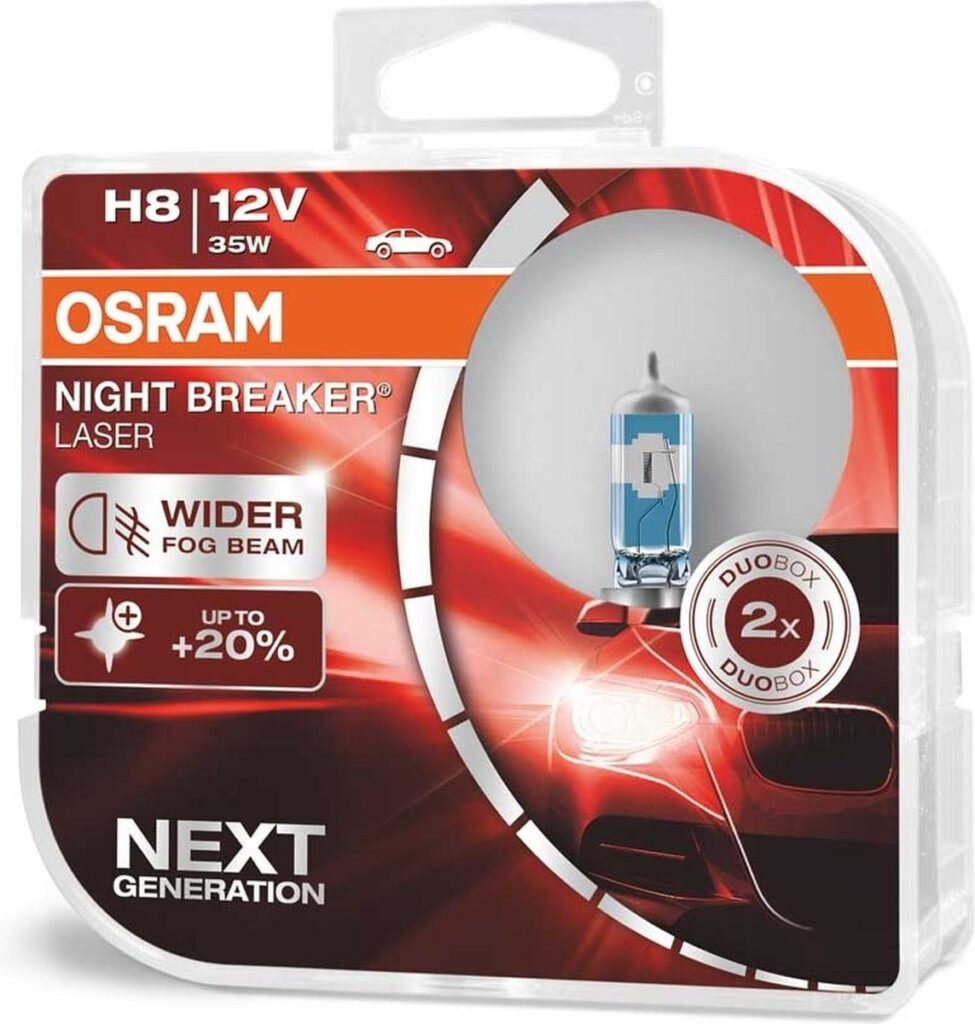OSRAM H8 12V autolampen duoverpakking