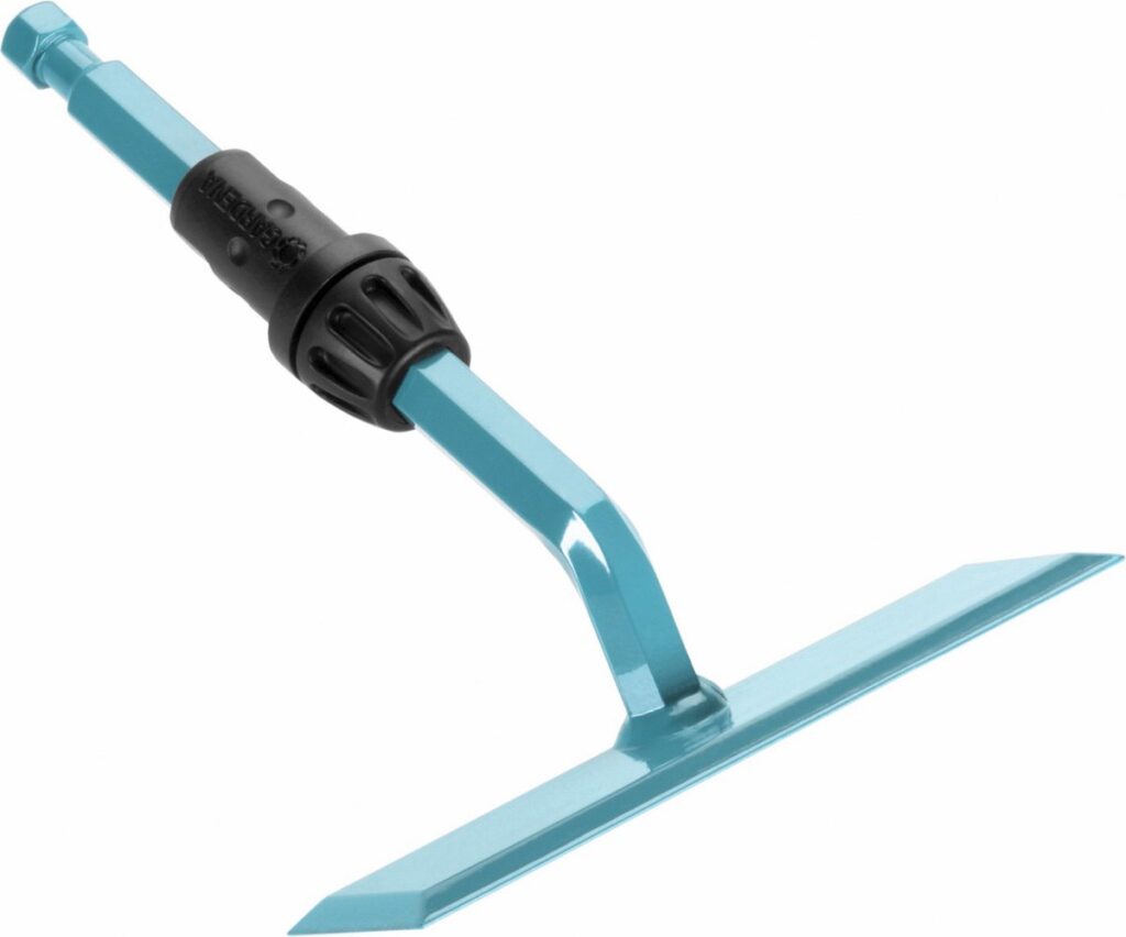 Blauwe tegelvoegkrabber met plastic handvat