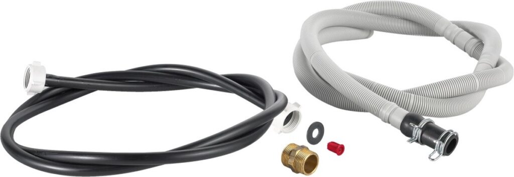Wasmachine aansluitslangen en accessoires set
