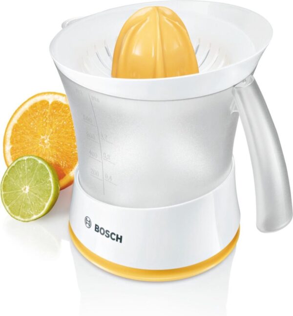 Bosch citruspers met sinaasappel en limoen