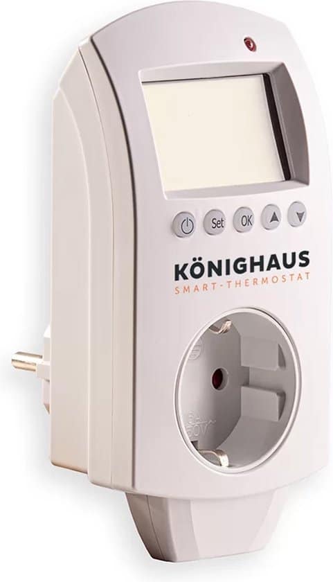 königshaus smart plug in stekker thermostaat | stopcontact thermostaat | gemakkelijke bediening | met app