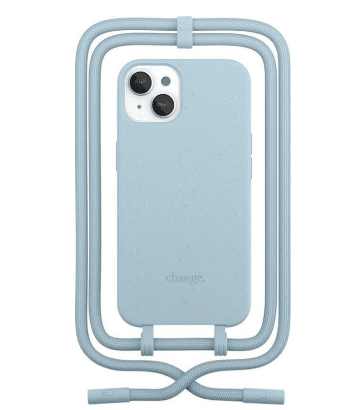 change case 2 in 1 bio iphone 13 pastelblauw