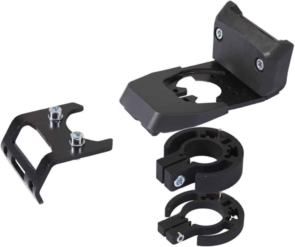 Pièces de fixation pour guidon de moto en métal noir